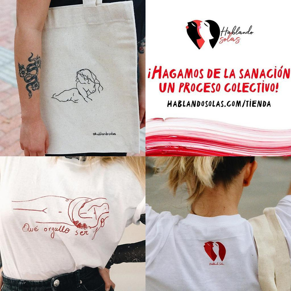 Colección Hablando Solas. Fotos tomadas de su cuenta de Instagram: @hablandosolas