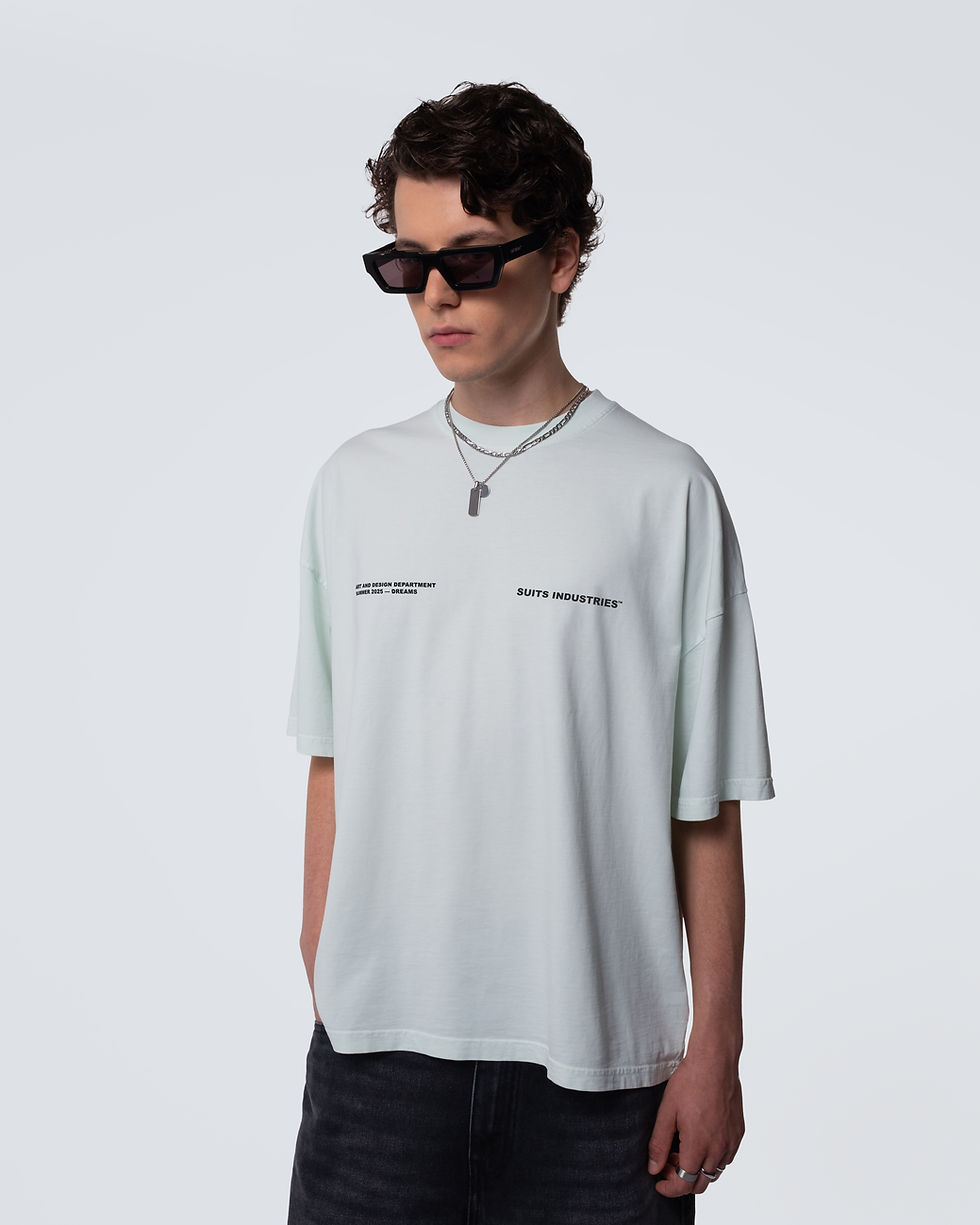Miniaturbild: SWIRL T-SHIRT CLEARLY AQUA