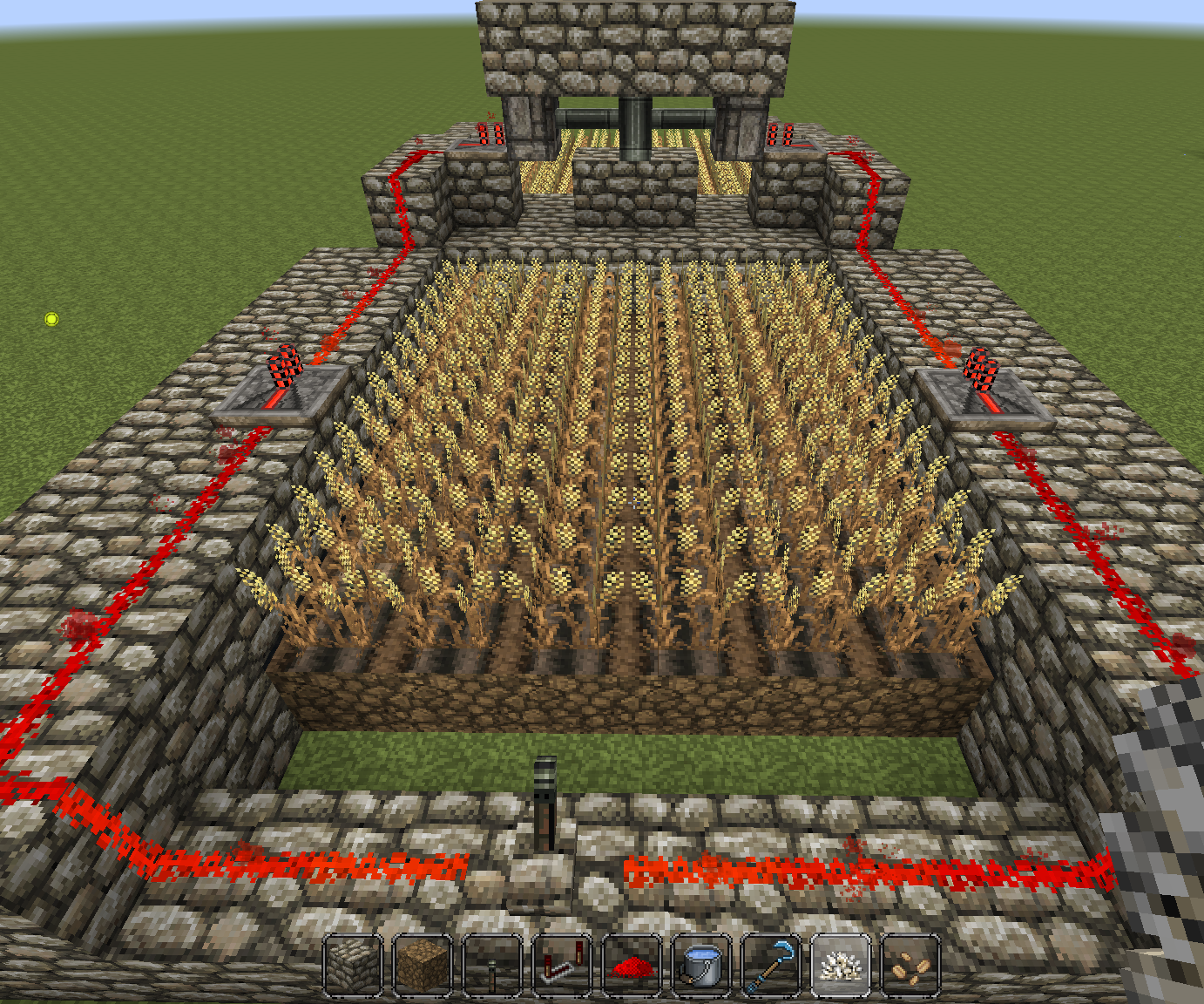 An impressive Redstone-powered roller coaster, showcasing the power of Minecraft engineering.