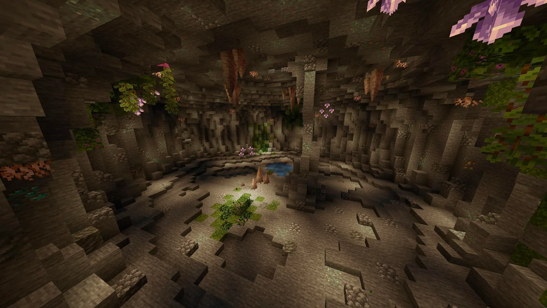 A Minecraft player mining Netherite with a Netherite pickaxe.