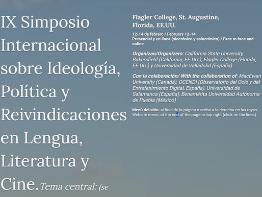 IX Simposio Internacional sobre Ideología Política y Reivindicaciones en Lengua, Literatura y Cine