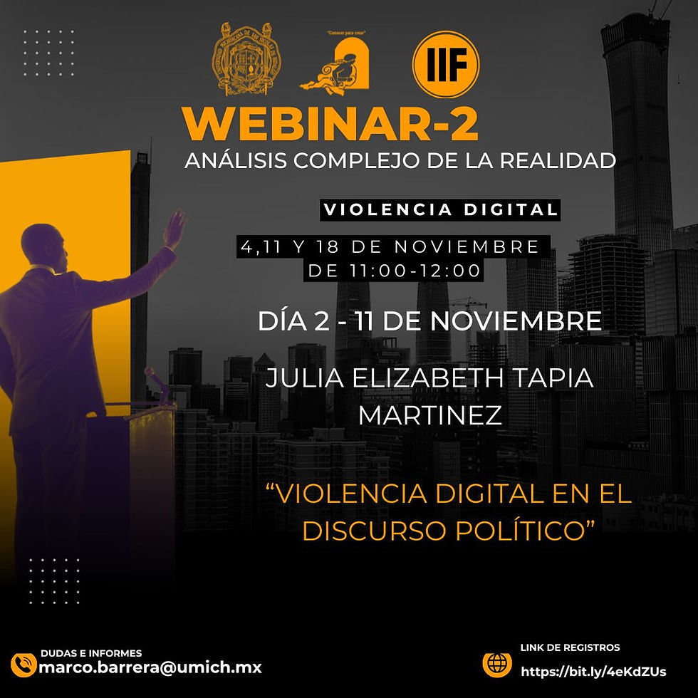 Webinar 2. Análisis complejo de la realidad: Violencia digital