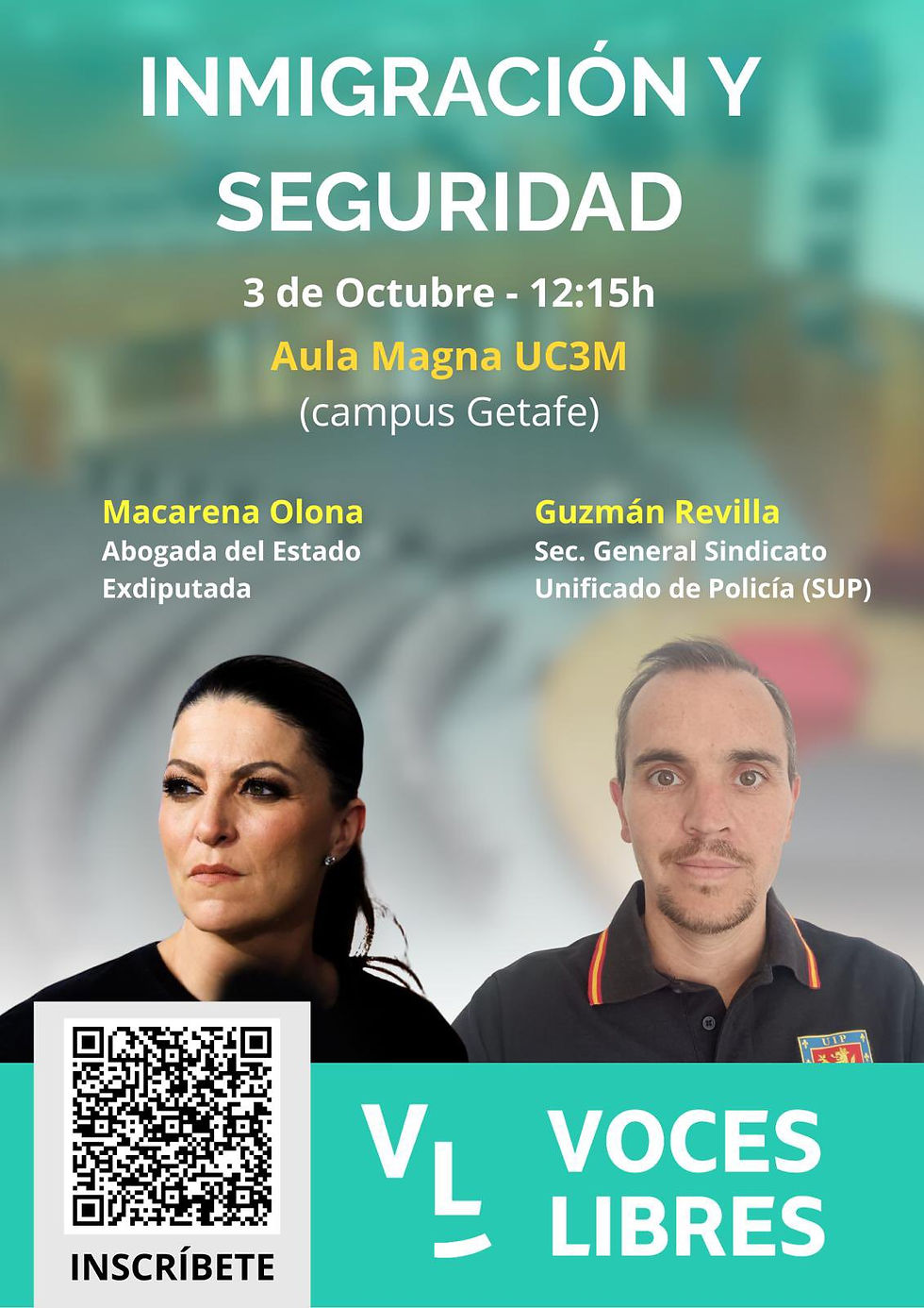 Seguridad e Inmigración con Macarena Olona y Guzmán Revilla