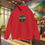 Thumbnail: Red Alligator Alcatraz Hoodie for Men, pullover, hooded, sweatshirt, comfort with logo and background