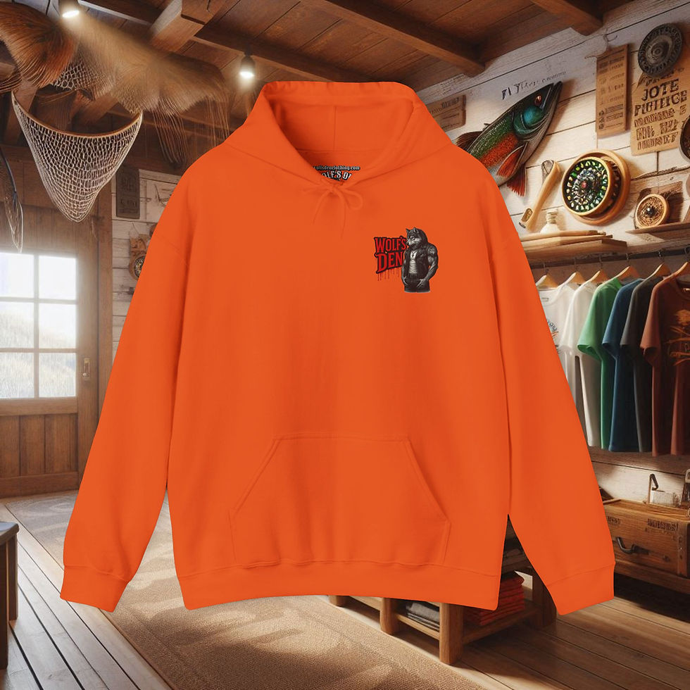 Thumbnail: Orange hoodie with police accountability graphic