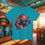 Thumbnail: Turquoise bear graphic tee in a shop Daytona Battle Bears Graphic Tees | Stand Out with Bold Designs
