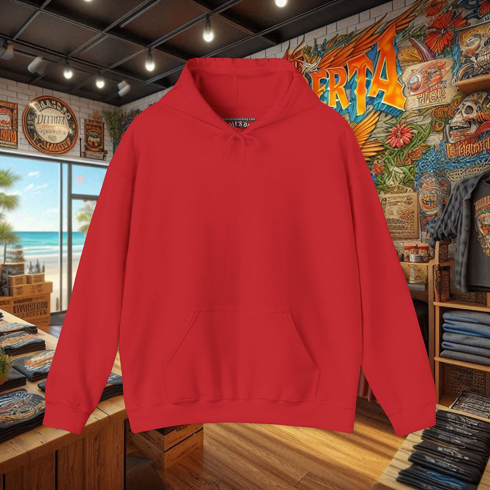 Thumbnail: Red Bass Assassin hoodie