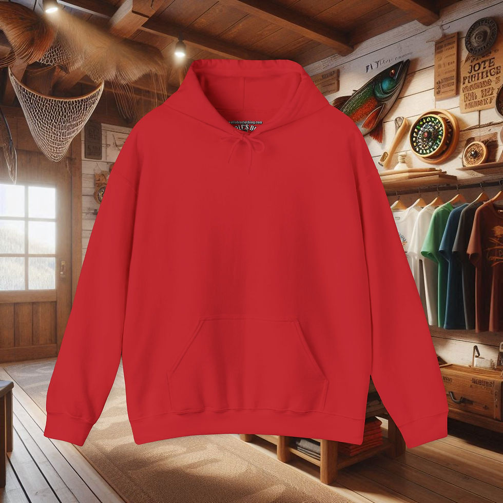 Thumbnail: Red fishing hoodie