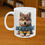 Thumbnail: Anchor Point Alaska Wolf cub mugs, cute Novelty coffee cups on white mug. Wolf's Den Clothing and more. https://www.wolfsdenclothing.com