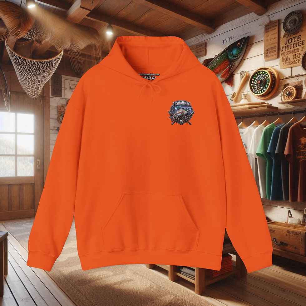 Thumbnail: Fishing Hoodie — “Fishaholic” Graphic Fisherman Pullover