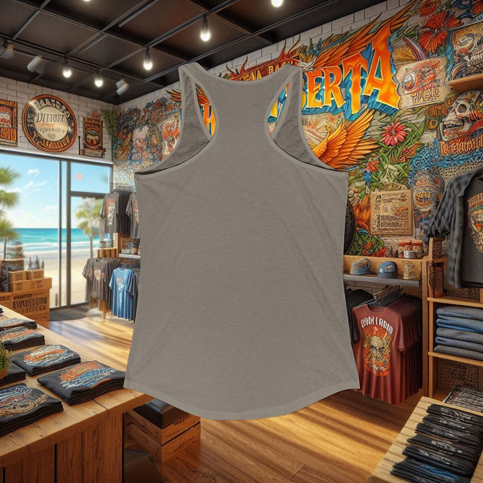 Thumbnail: Bike Week 2006 Sugar Skull graphic Daytona Beach, Women's Racerback