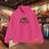 Thumbnail: Pink hoodie displaying Anchor Point Alaska Bear, Hoodies for Women, Bear pullover sweatshirt. Wolf's Den Clothing and more. https://www.wolfsdenclothing.com