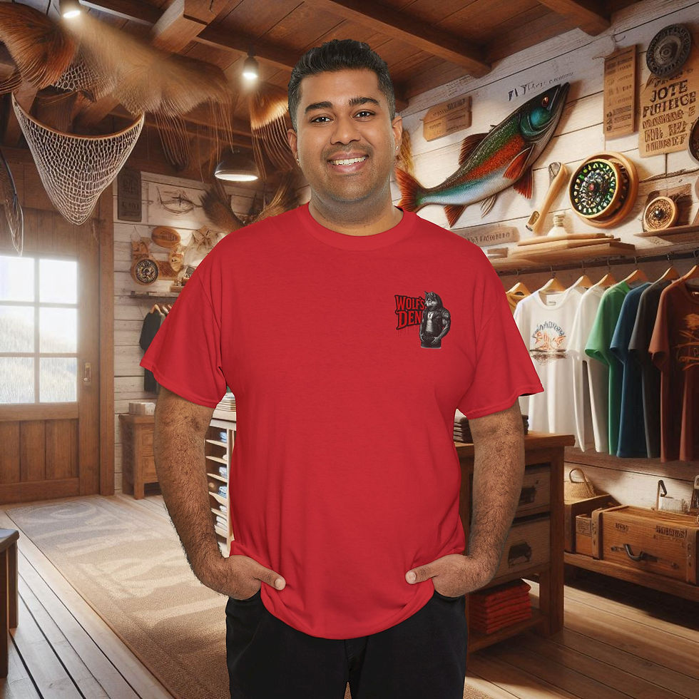 Thumbnail: Man in red police accountability shirt with bold graphic