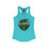 Thumbnail: Turquoise Alligator Alcatraz Women's Racerback Tank tops, slim fit tank tops, shirts. Wolf's Den Clothing