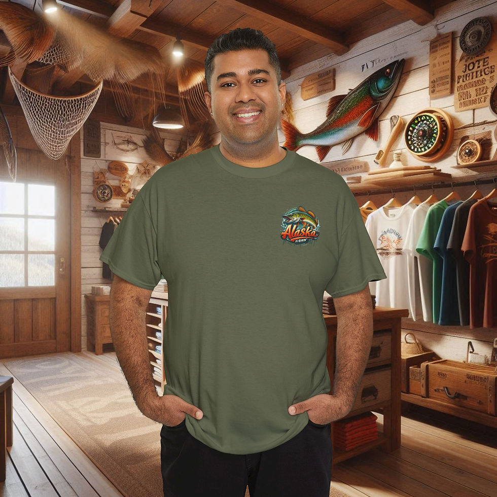 Thumbnail: Alaska Fishin T-Shirt – Northern Pike Fishing Graphic Tee