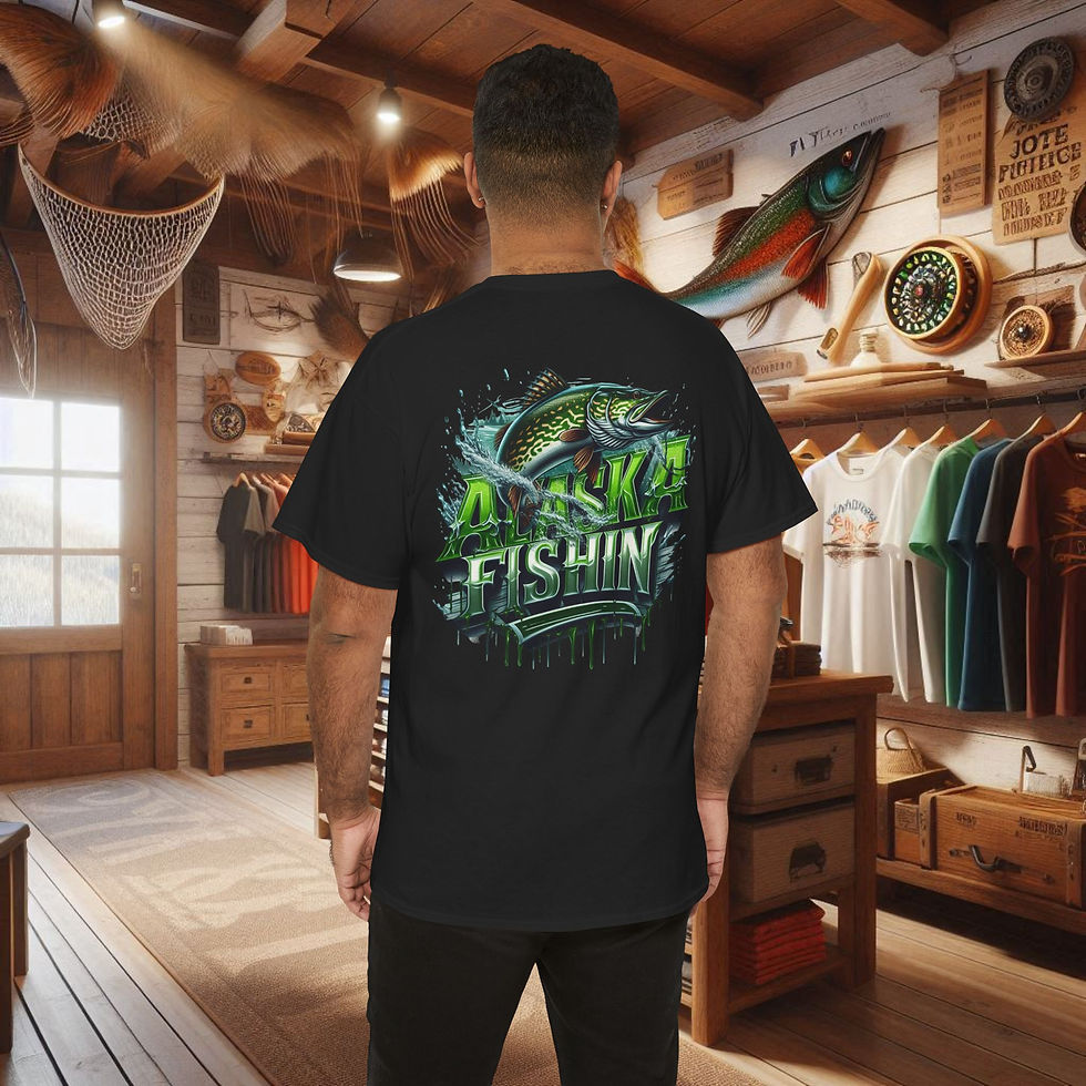 Thumbnail: Alaska Fishing graphic t-shirt