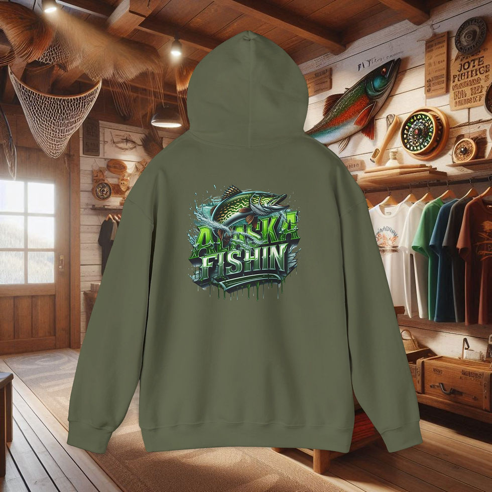 Thumbnail: Alaska Fishin' graphic hoodie