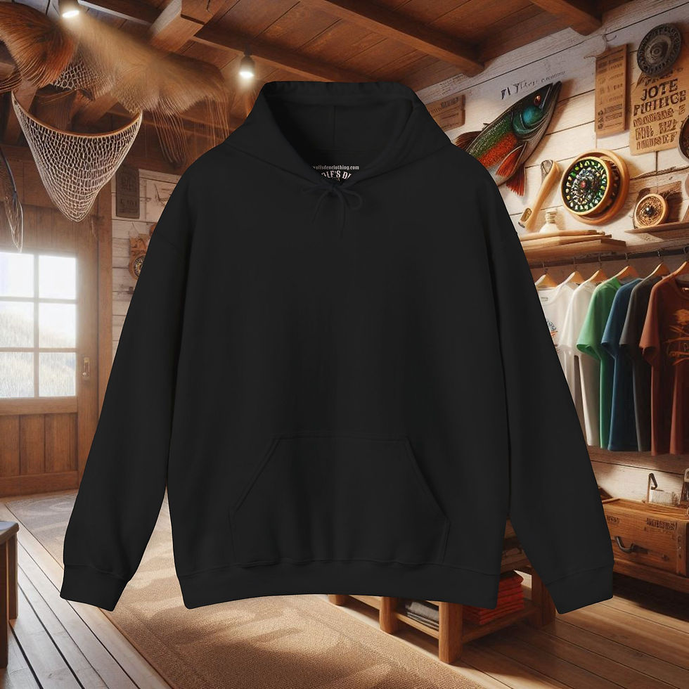 Thumbnail: Black Alaska fishing hoodie