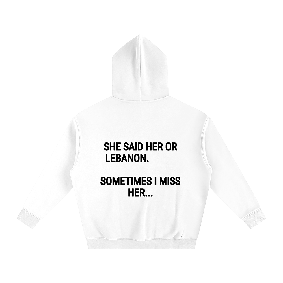 Her or Lebanon Oversize Hoodie