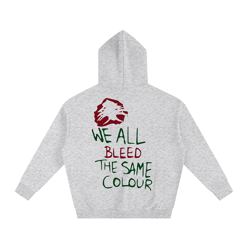 Thumbnail: "We All Bleed The Same Colour" Oversized Hoodie