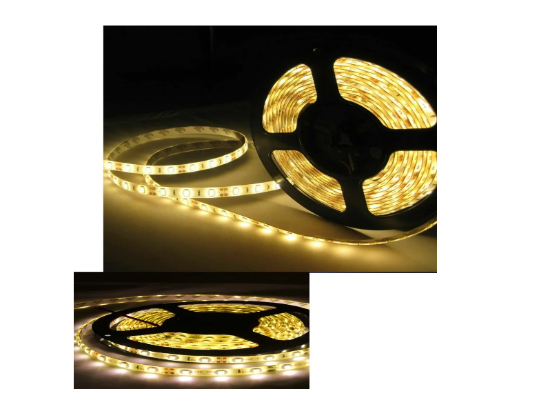 Led Tape Roll 5m 3528 Warm White Double Sided Proof D'agua