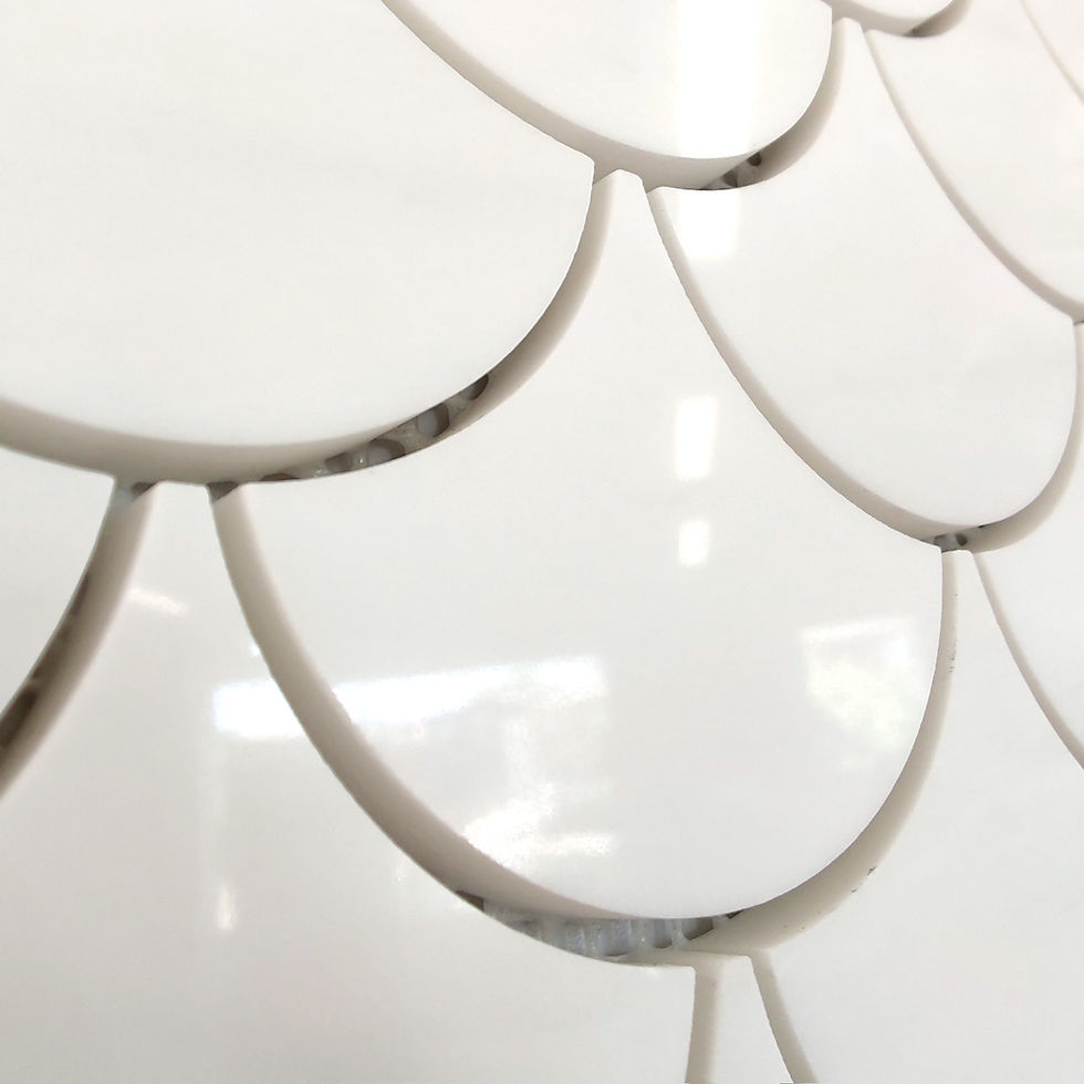 Fan Pattern Dolomite 3"