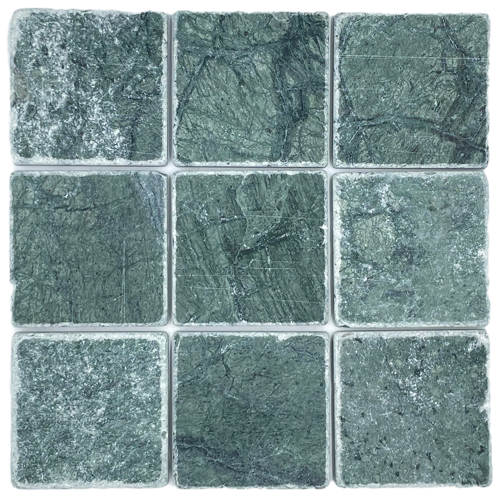 Verde India Tumbled 4" X 4"