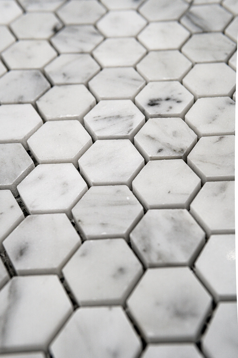 Thumbnail: Hexagon Bianco Carrara Honed