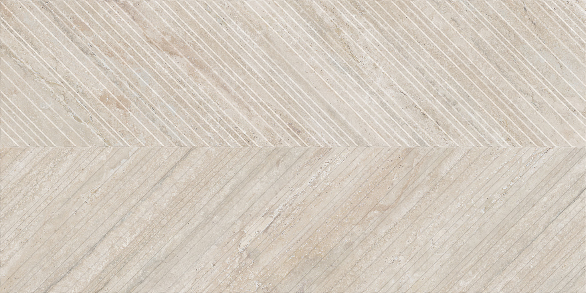 Travertine Vein Cut Chevron Light Antique