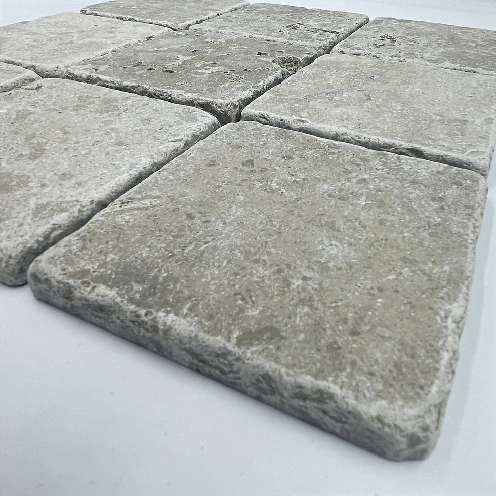 Thumbnail: Jura Grigio Tumbled 4" X 4"