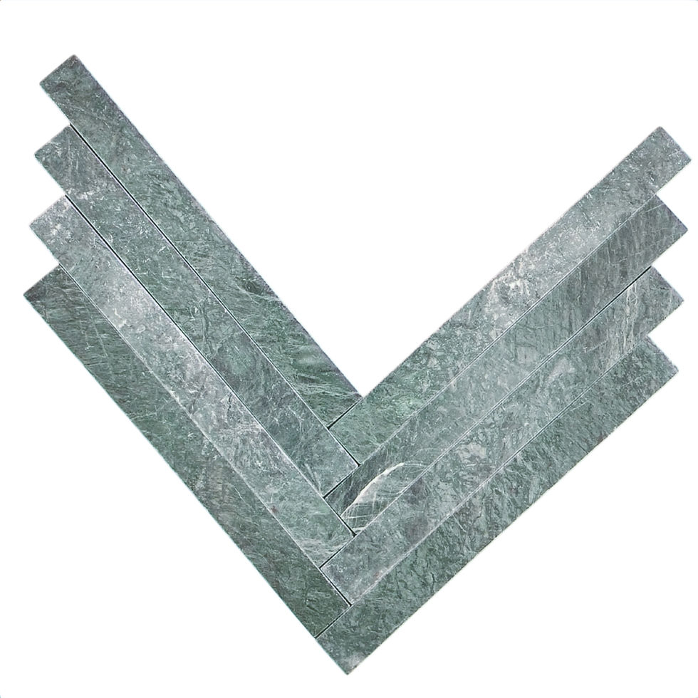 Thumbnail: India Green Tumbled 2" X 18"