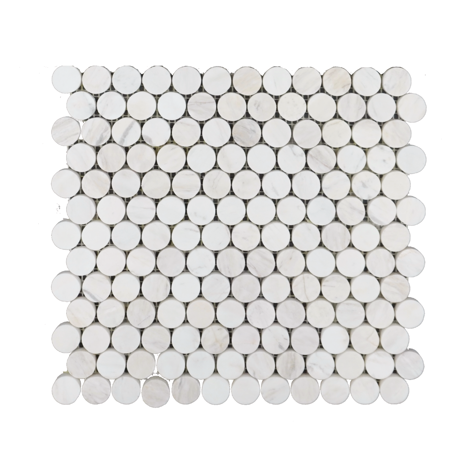 GD Snowfall 1” Penny Round Honed