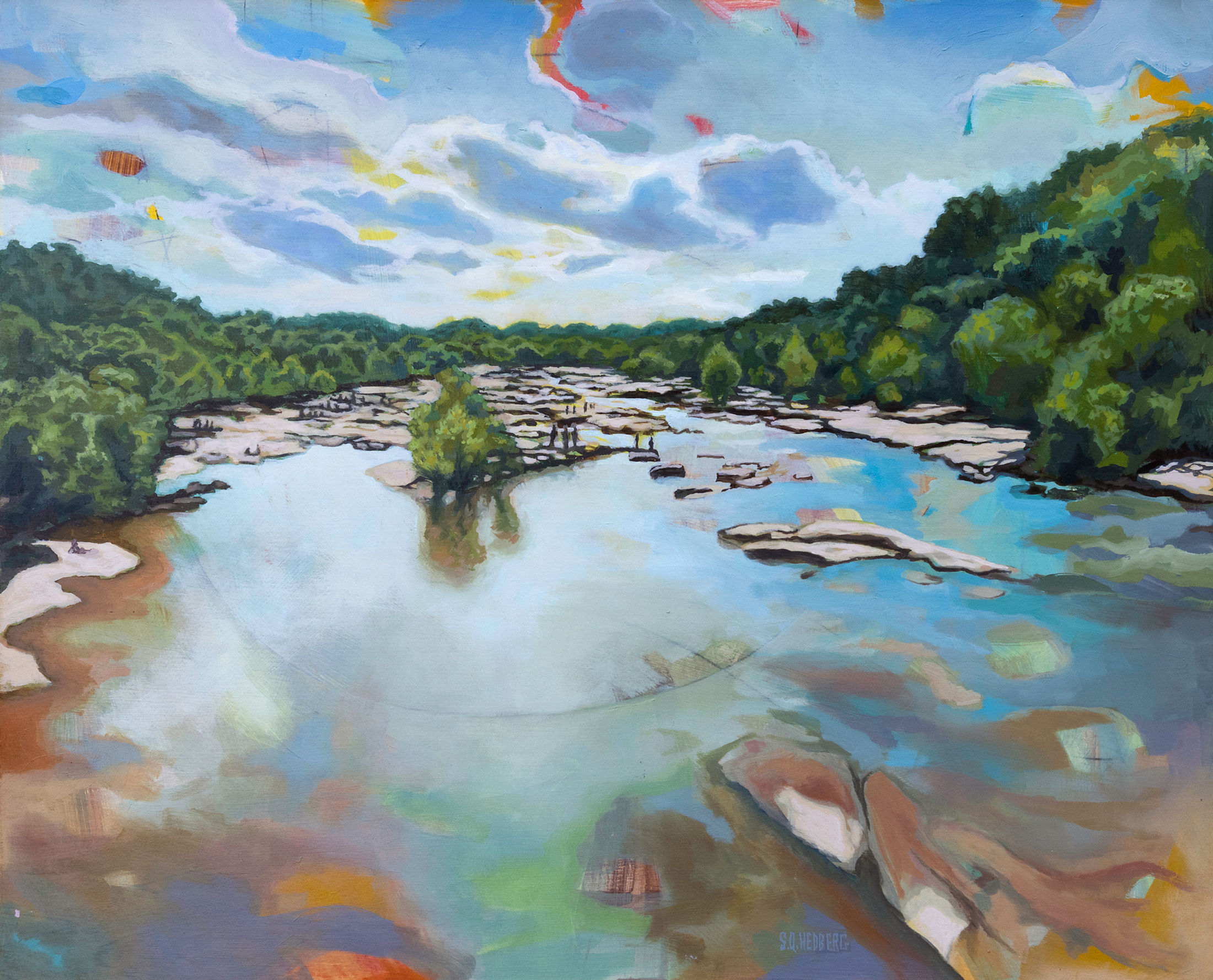 South Bank and Belle No. 5