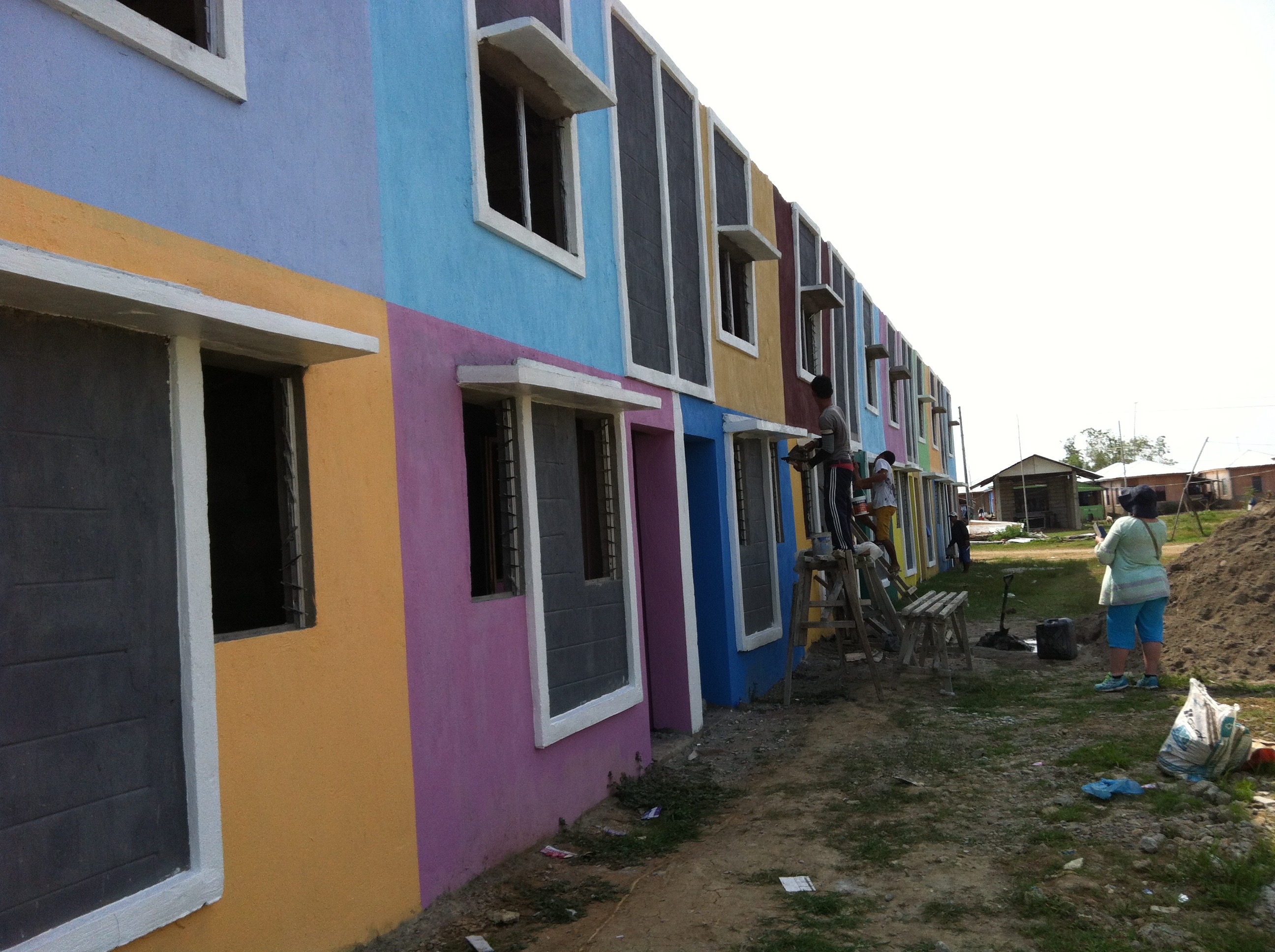 Rebuilding after cyclone devastation