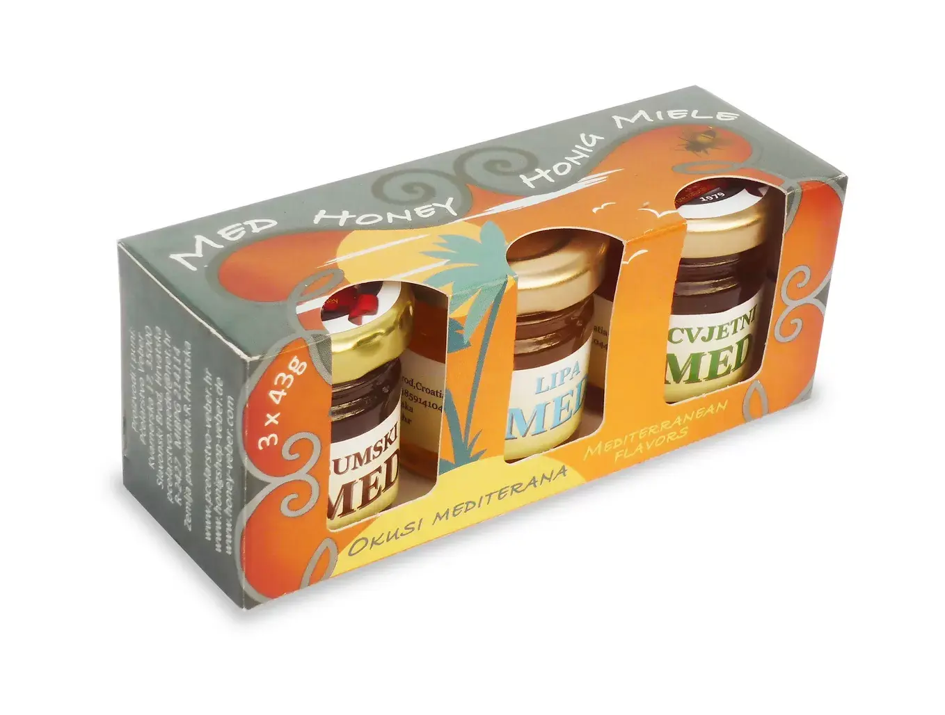 HR Medovi 3x60g