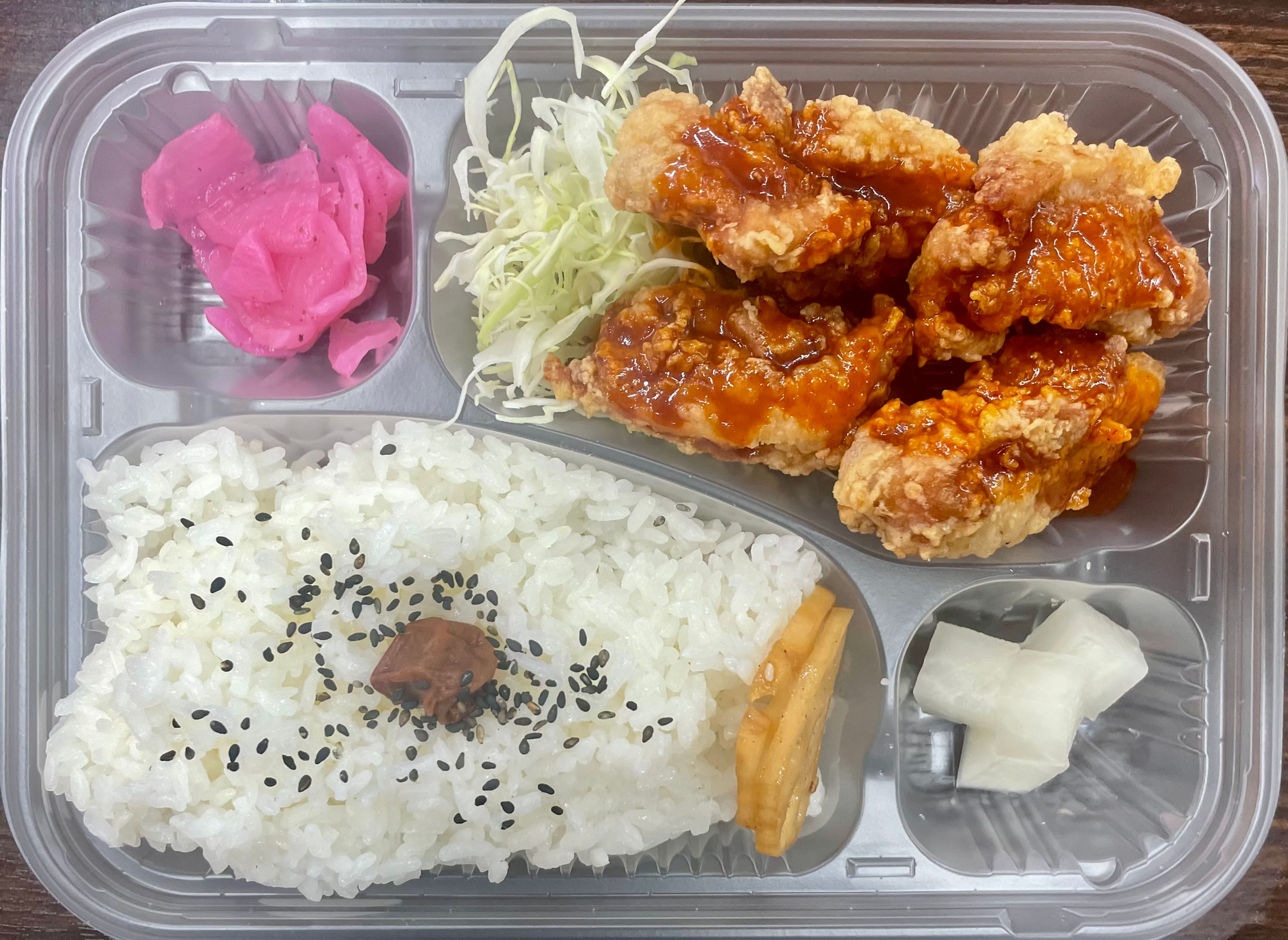 ヤンニョムチキン弁当
