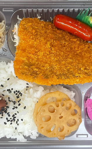 アジフライ弁当