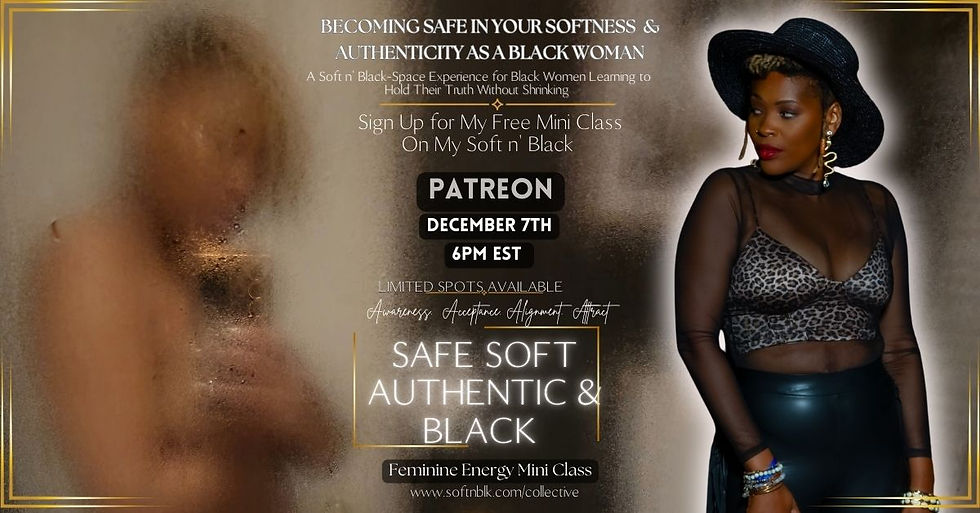 SAFE SOFT AUTHENTIC & BLACK