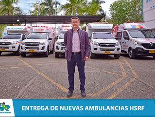Gobernación de Cundinamarca entrega dos nuevas ambulancias al Hospital de Fusagasugá