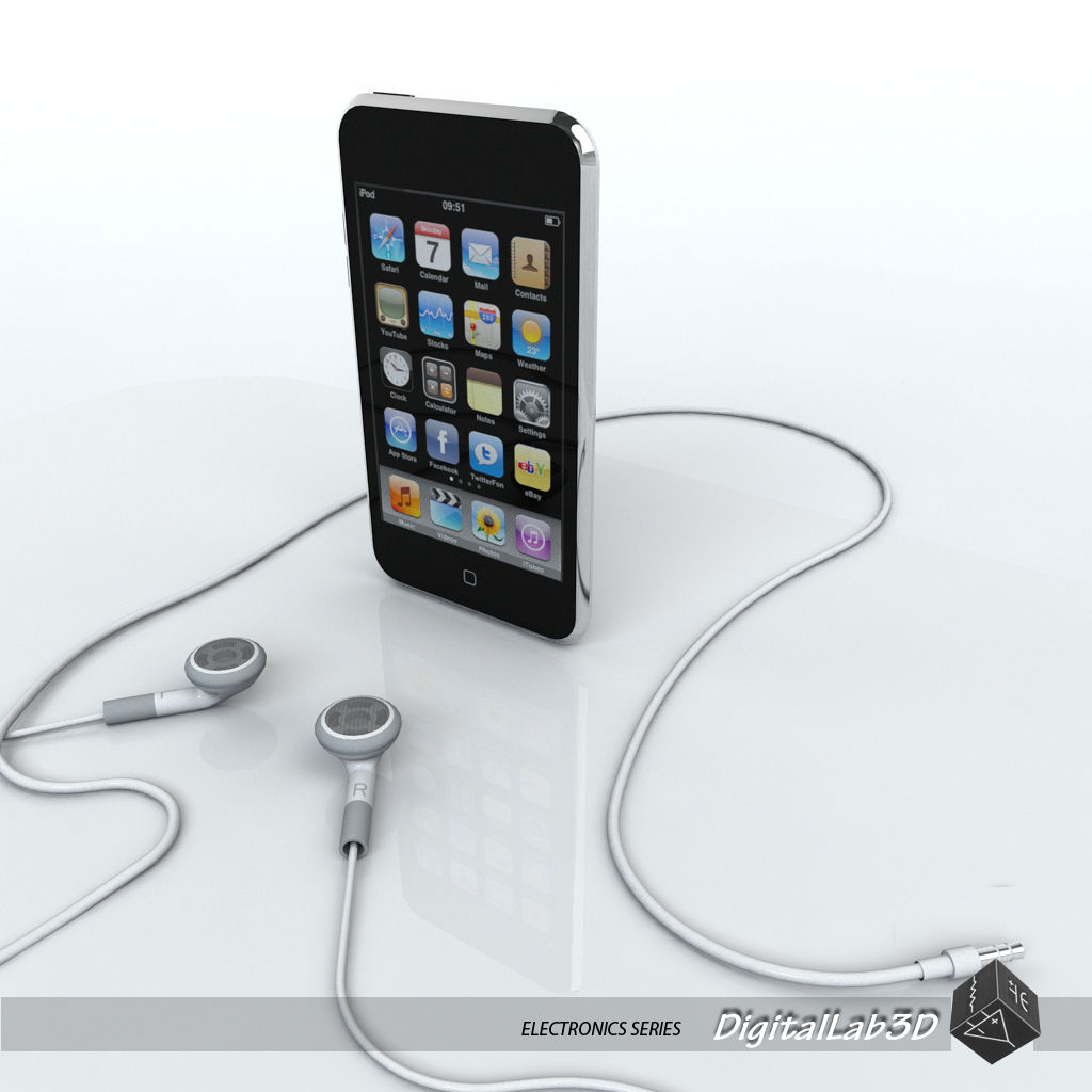 Ipod Touch 2nd gen with earphones
