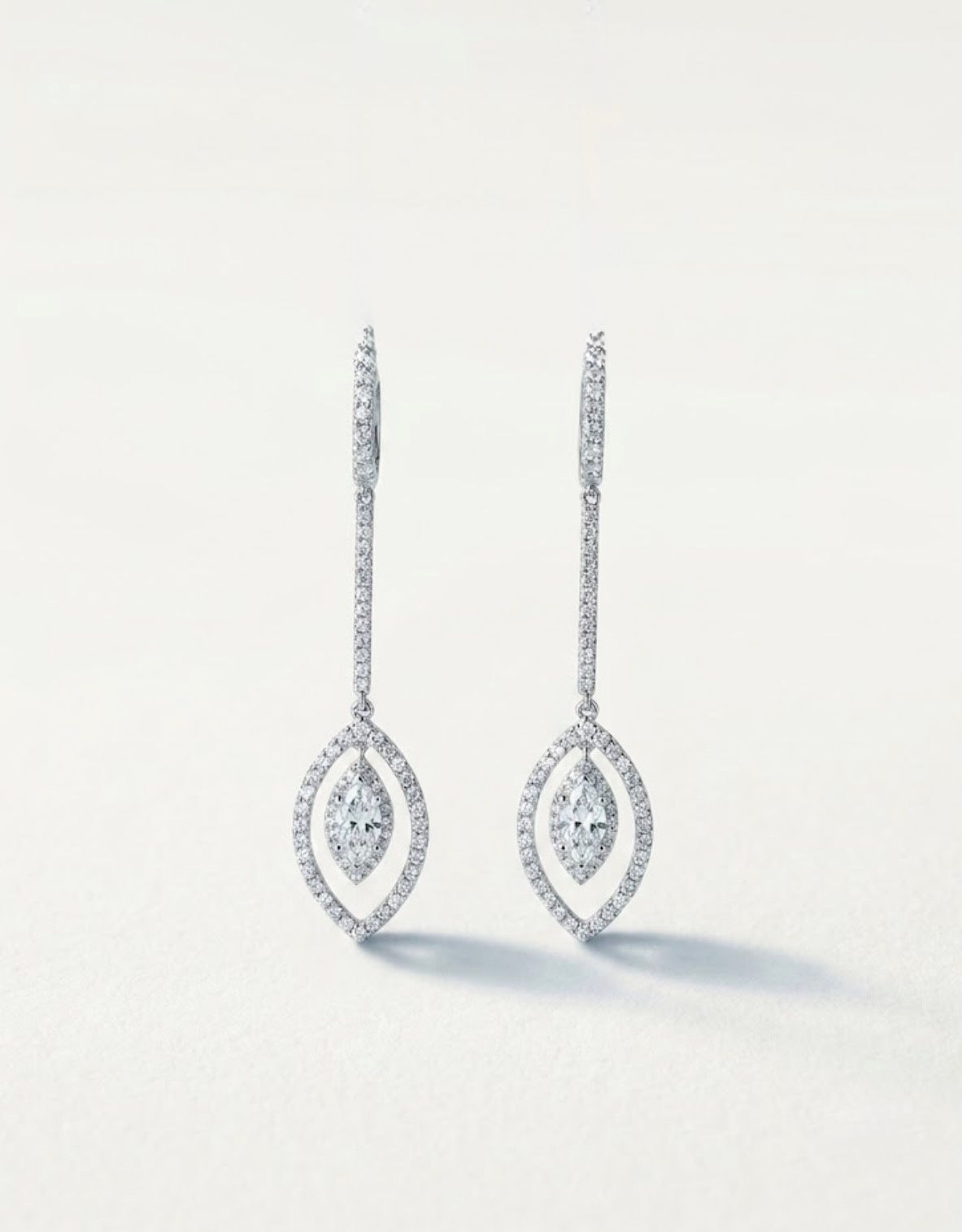Marquise Halo Drops