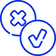 icon for model evaluation
