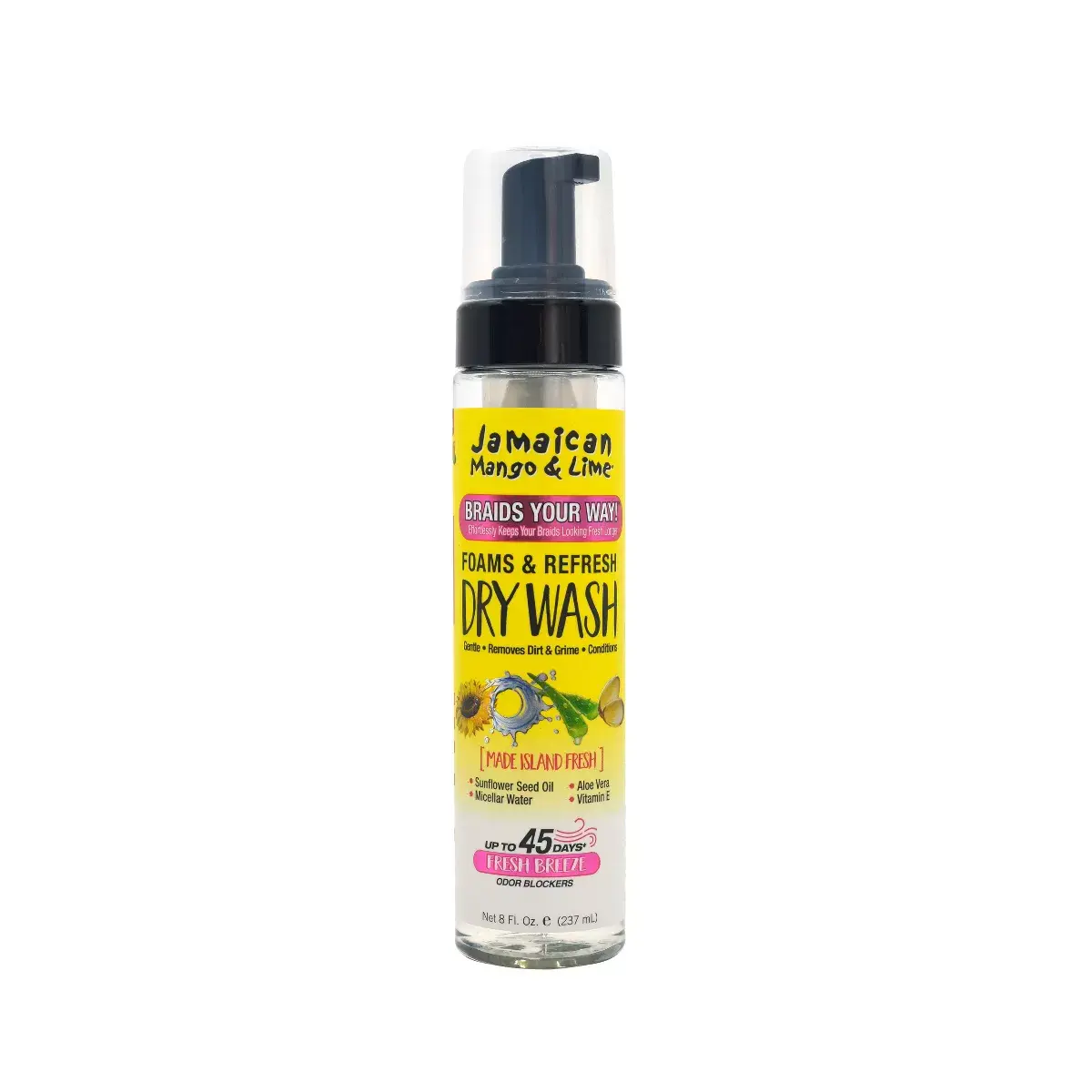 Jamaican Mango & Lime Refreshing Dry Wash Texturizing Hair Spray - 8oz