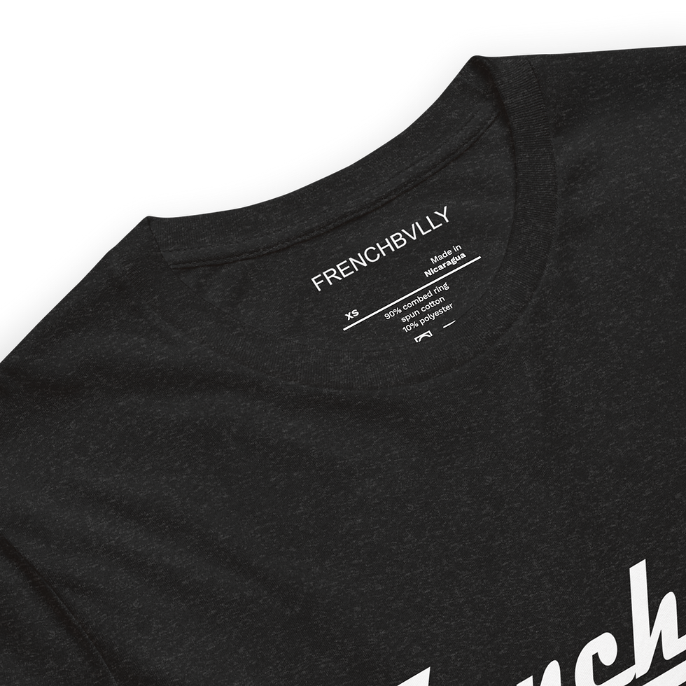 Thumbnail: (Unisex) Frenchbvlly 2026 Black and White Athletic t-shirt