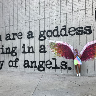 Angel Wings Graffiti Murals with Address Locations - Los Angeles, CA