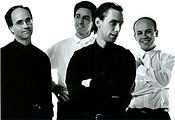 Pedro Burmester com Miguel Bernard, Manuel Campos e Fausto Neves 