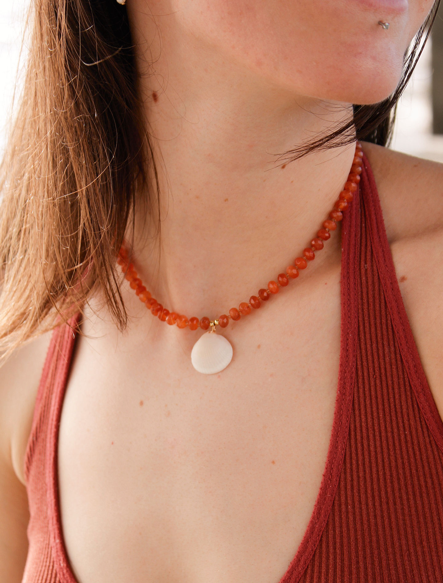 Pumpkin Pie Necklace