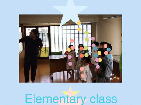 小学生クラスのレッスン風景です⭐️