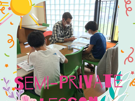 土曜日のレッスンです💫