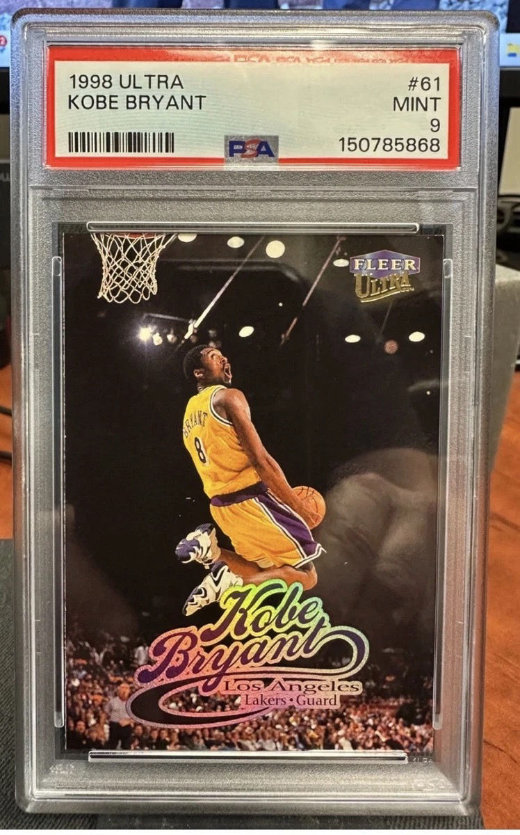 1998 Fleer Ultra - Kobe Bryant #61 PSA “9” LOW POP HOT CARD RIGHT NOW!! MINT! 